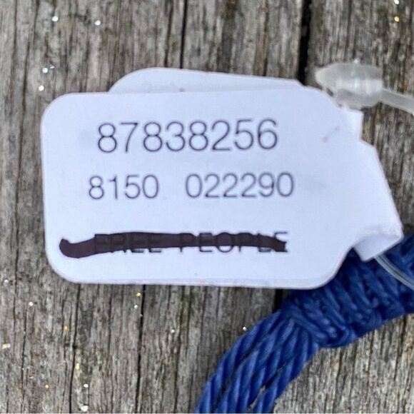 NWT New Two Free People Necklaces/Chokers Sweet Carolina & Manhattan Lapis Blue - Picture 5 of 8